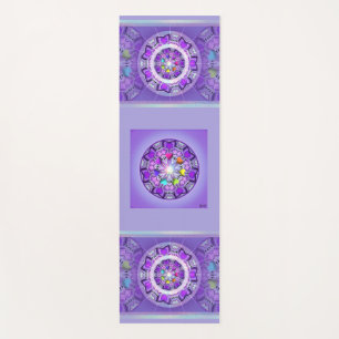 Tapis De Yoga W2 pourpre