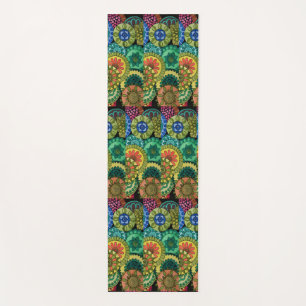 Tapis De Yoga Watercolor Rainbow