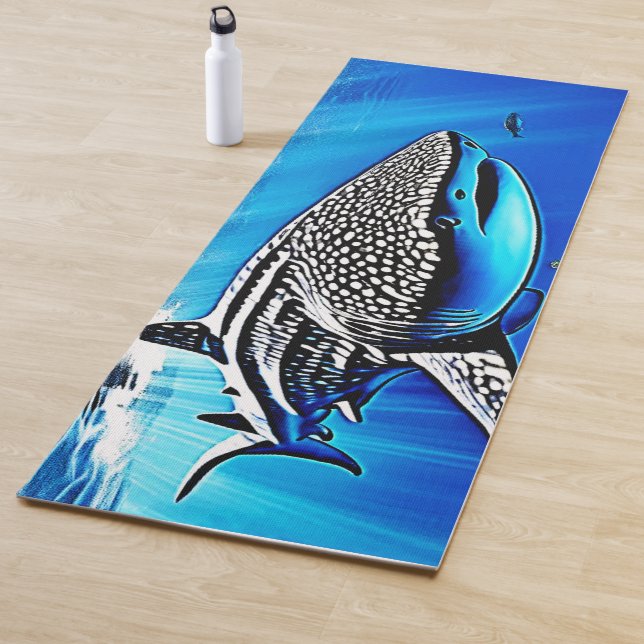 Tapis De Yoga Whale Shark Majesty Design (En situation)