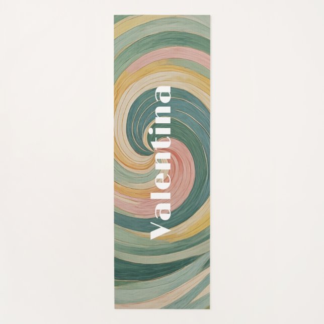 Tapis De Yoga Whirling Whimsy (Devant)
