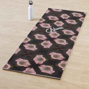Tapis De Yoga White Morning Glory Motif personnalisé