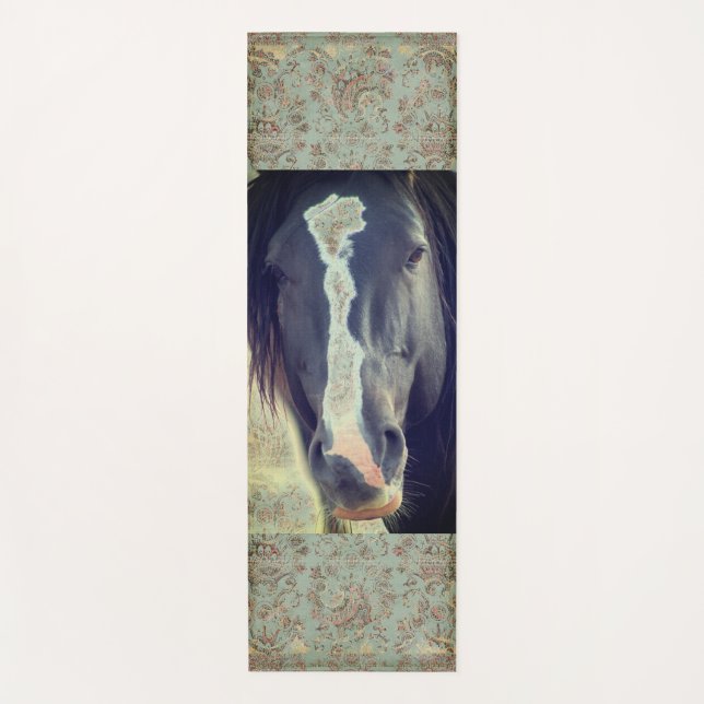 TAPIS DE YOGA WILD HORSE OF UTAH ART ORIGINAL YOGA MAT (Devant)