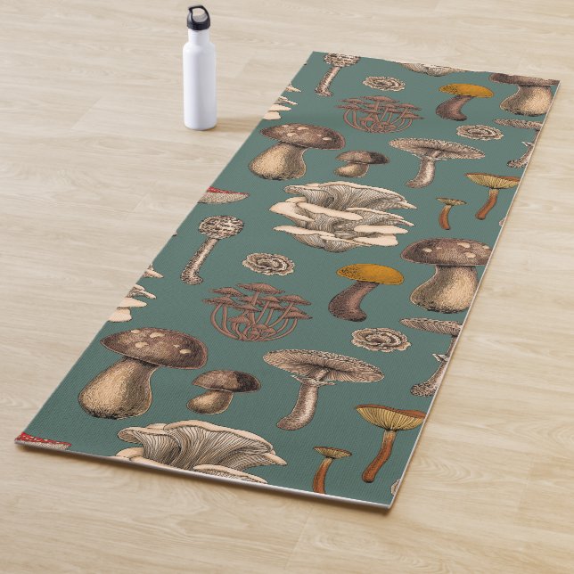 Tapis De Yoga Wild Mushrooms (En situation)