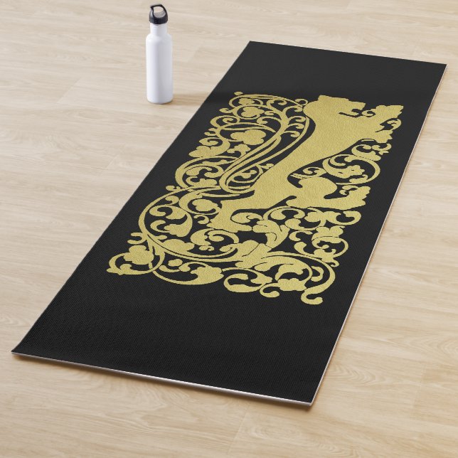 Tapis De Yoga Will Bradley Heraldic Lion (En situation)