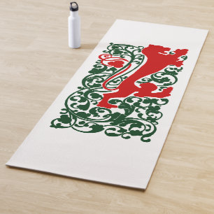 Tapis De Yoga Will Bradley Heraldic Lion