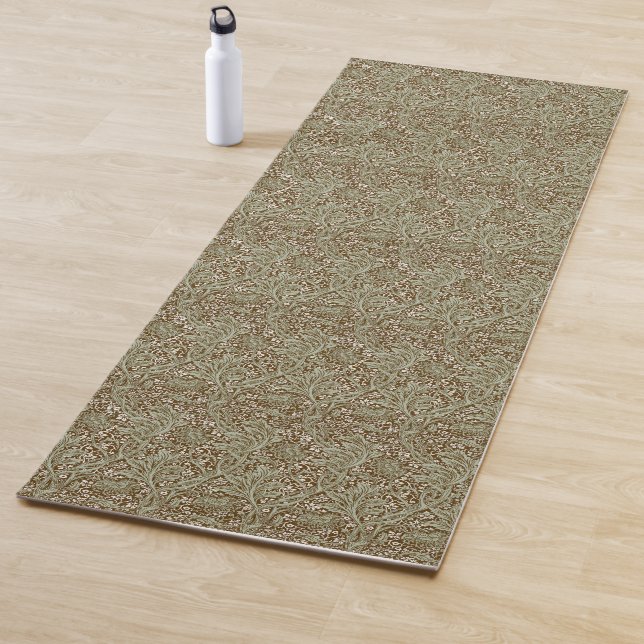 Tapis De Yoga William Morris Arcadia Motif Floral Classique (En situation)