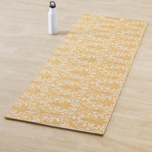 Tapis De Yoga William Morris Saule & Or Damassé Luxe