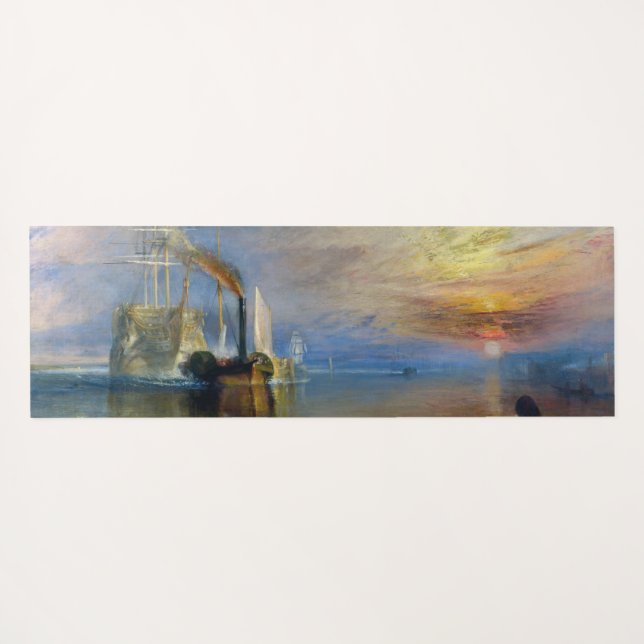 Tapis De Yoga William Turner - Le Fighting Temeraire (Dos (Horizontal))