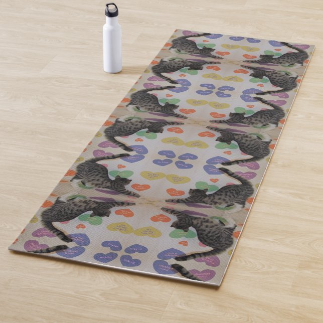 Tapis De Yoga Wyatt The Cat's Downward Chien Yoga Mat - Avant se (En situation)
