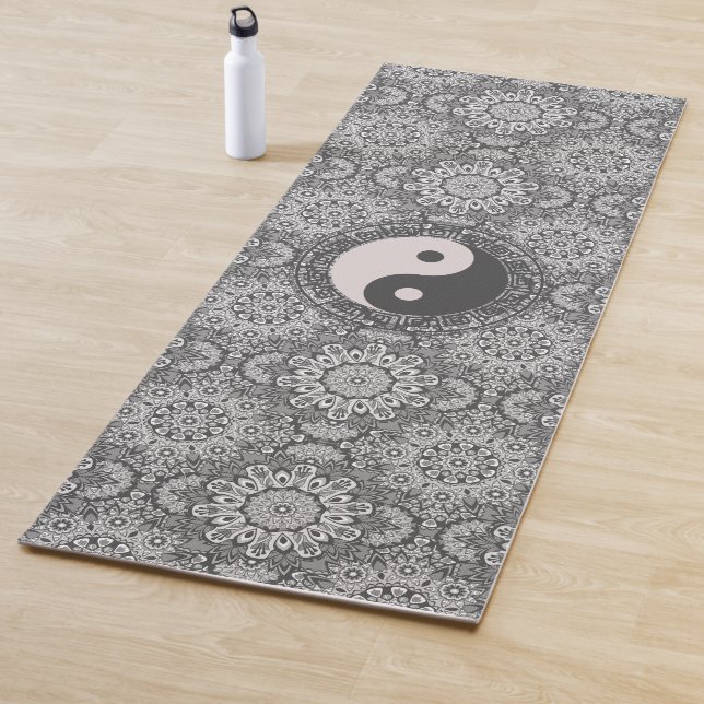 Tapis De Yoga Yin Yang Mandala (En situation)