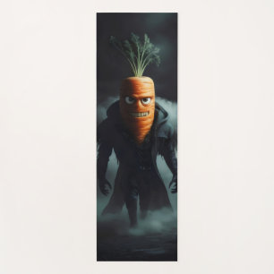 Tapis De Yoga Yoga avec des carottes.