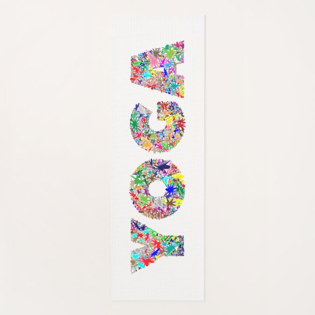 Tapis De Yoga Yoga coloré - (Devant)