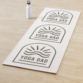 Tapis De Yoga Yoga dad yogi boho vert