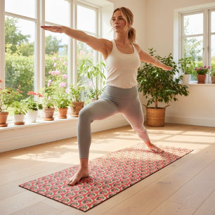Tapis De Yoga Yoga de fraise