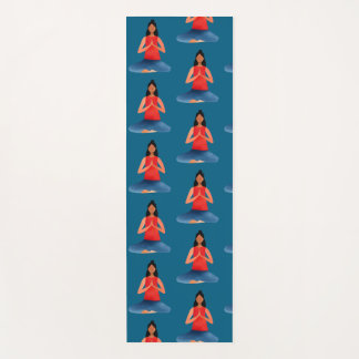 Tapis De Yoga Yoga girl Meditation Namaste
