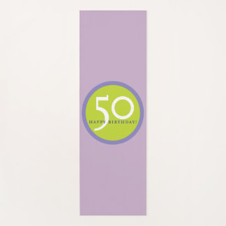 Tapis De Yoga Yoga Joyeux anniversaire 50