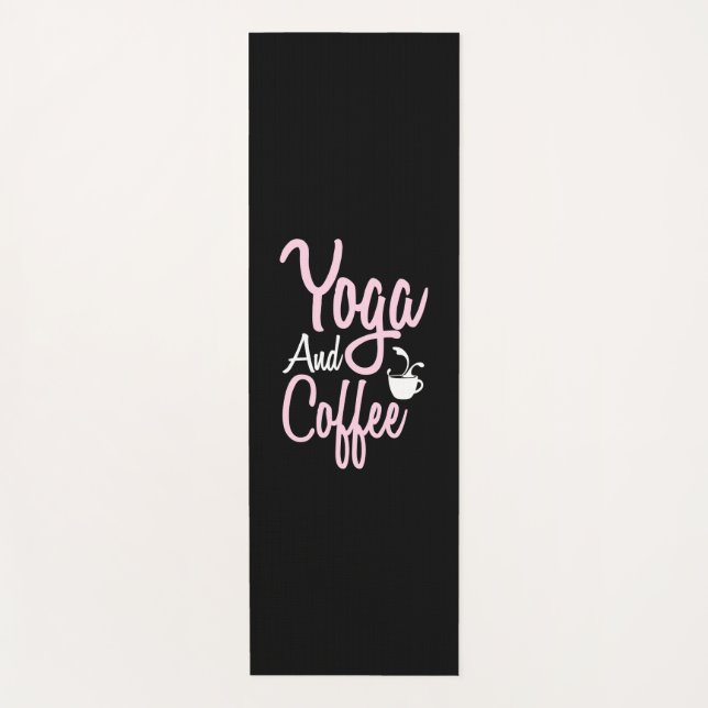 Tapis De Yoga Yoga Lover | Yoga Et Café (Devant)