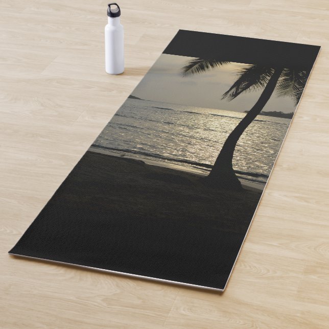 Tapis De Yoga Yoga Mat 013 - Coucher de soleil à la plage (En situation)