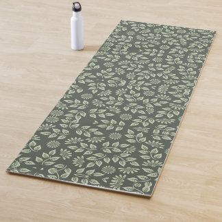Tapis De Yoga Yoga Mat à feuille verte