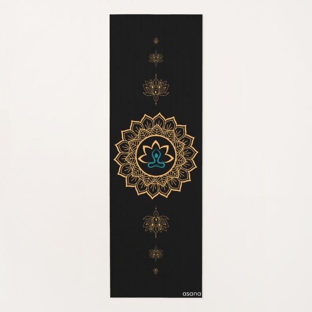 Tapis De Yoga Yoga Mat ASANA, YOGA, Ganesha (Devant)