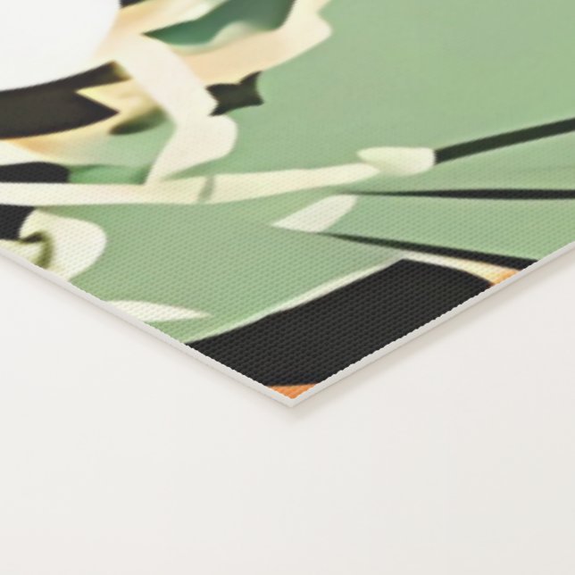 Tapis De Yoga Yoga Mat Australian Floral design Eucalyptus (Détail)