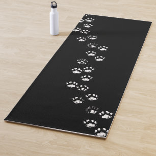 Tapis De Yoga YOGA MAT - CAT ou CHIEN EMPREINTES DE PATTES/PISTE