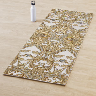 Tapis De Yoga Yoga Mat d'or décoratif
