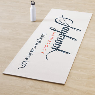 Tapis De Yoga Yoga Mat - Faire le travail avec Orange Back