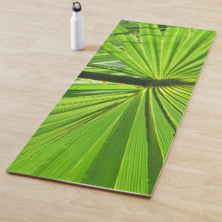 Tapis De Yoga Yoga Mat - Feuille de palme verte