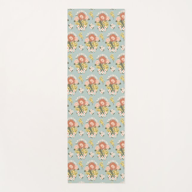 Tapis De Yoga Yoga Mat Floral Sunrise (Devant)