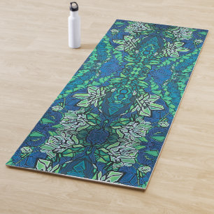 Tapis De Yoga Yoga Mat - Lys d'eau (étang de lotus) Art SpaceCa