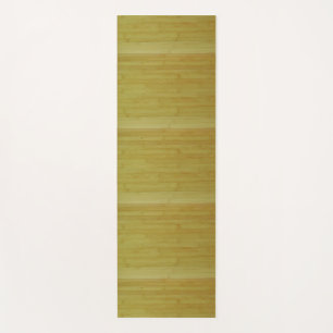 Tapis De Yoga Yoga Mat - Planches de plancher en bambou