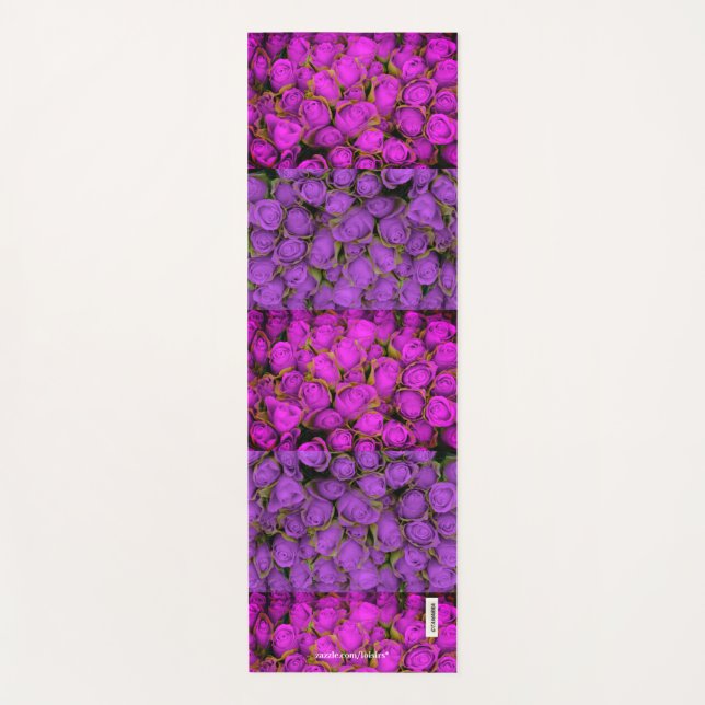 Tapis De Yoga Yoga Mat rose (Devant)