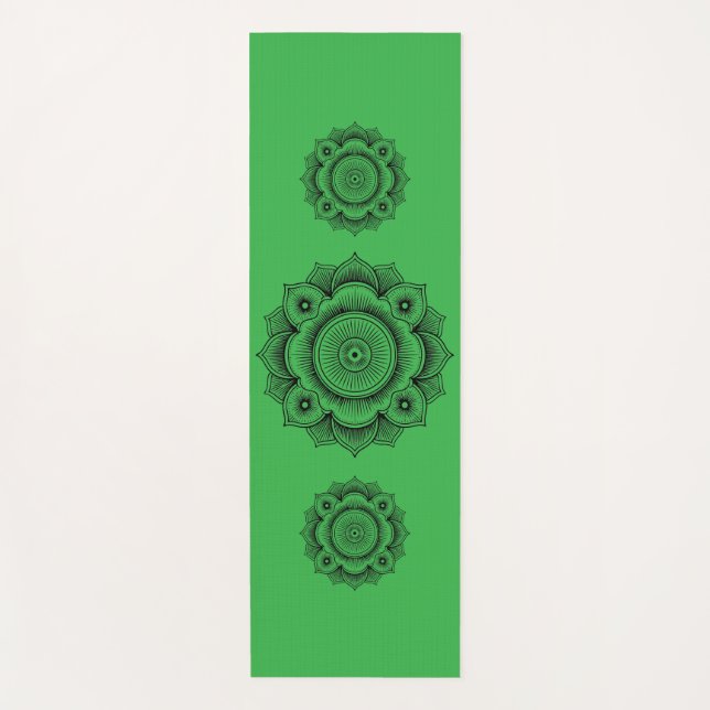Tapis De Yoga Yoga Mat with Mandala Symbol (Devant)