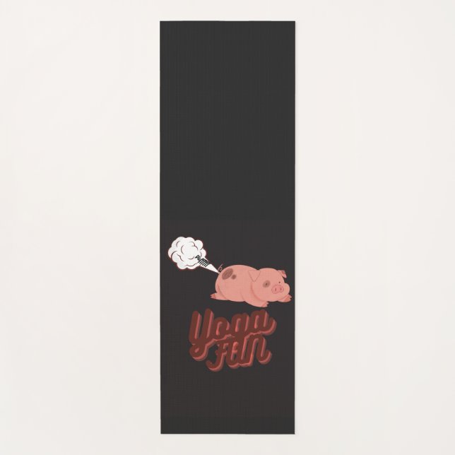 Tapis De Yoga Yoga Mat - Yoga Pig Fart (Devant)