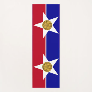 Tapis De Yoga Yoga Mats avec le drapeau de Dallas, USA