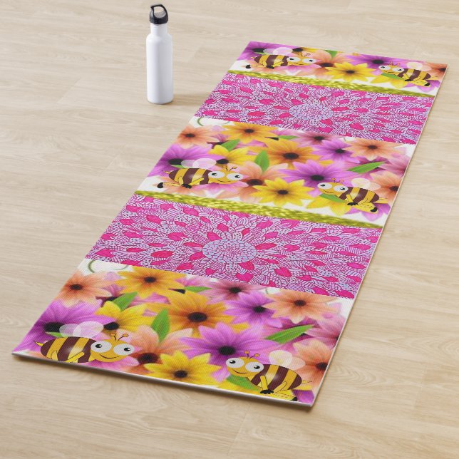 Tapis De Yoga Yoga Mats Bumblebee (En situation)