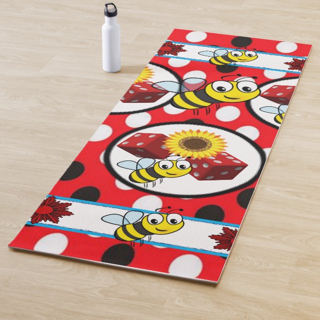 Tapis De Yoga Yoga Mats Bumblebee (En situation)