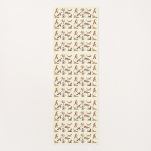 Tapis De Yoga Yoga Méditation, Motif de Yoga de Chat
