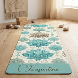 Tapis De Yoga Yoga Méditation Pleine Conscience Lotus Sacré Spir