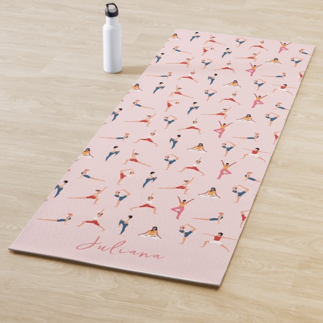 Tapis De Yoga Yoga personnalisé Poses Yoga Mat (En situation)