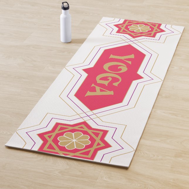 Tapis De Yoga Yoga rouge (En situation)