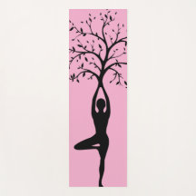 Yoga Tree of Life Silhouette Mat
