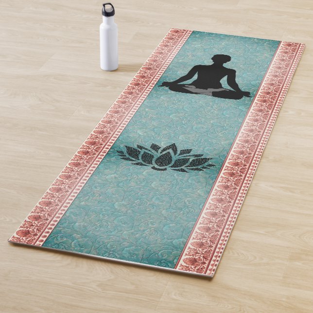 Tapis De Yoga Yogi lotus yoga mat (En situation)