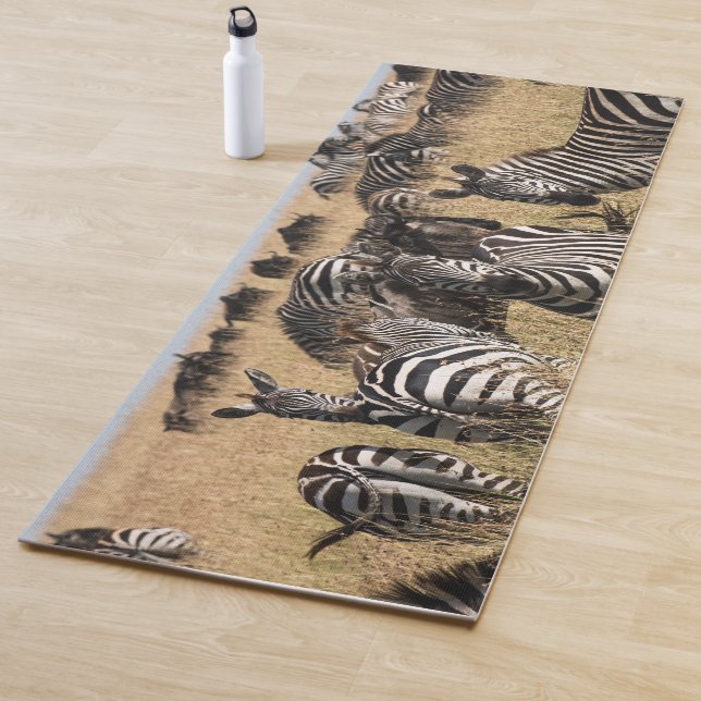 Tapis De Yoga Zèbre de Grant (En situation)