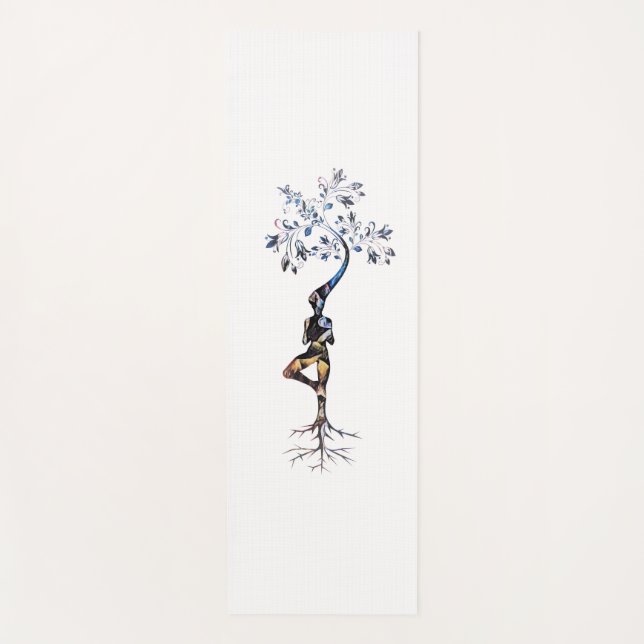 Tapis De Yoga Zen Art Grow Like A Tree (Devant)
