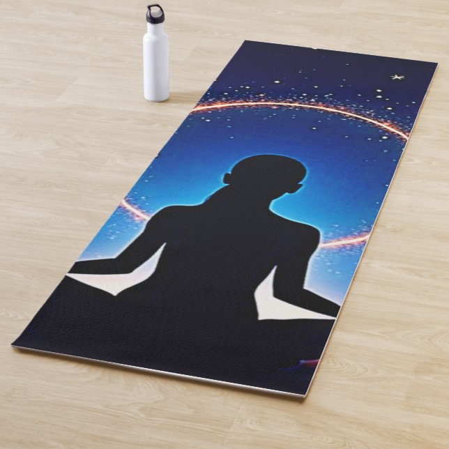Tapis De Yoga Zen Under Stars: Cosmic Meditation (En situation)