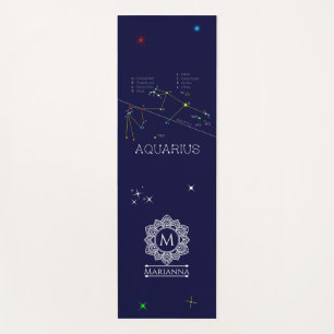 Tapis De Yoga Zodiaque Aquarius