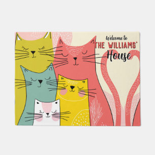Tapis extérieur minimaliste pour maman et papa de