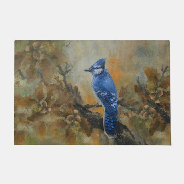 Tapis "Geai bleu" par Jason Street (Devant)